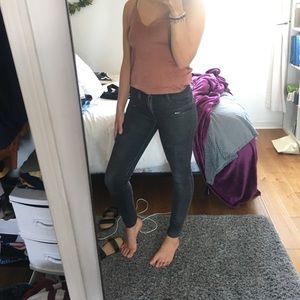 Black skinny jeans